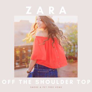 Zara Off The Shoulder Top